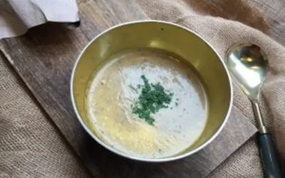 Jerusalem Artichoke Soup with Hazelnuts
